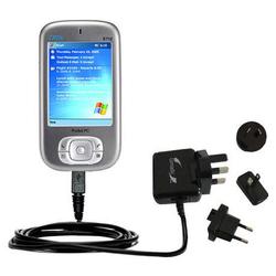 Gomadic International Wall / AC Charger for the Qtek S110 - Brand w/ TipExchange Technology