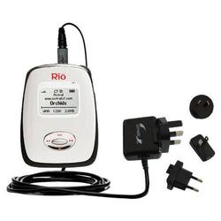 Gomadic International Wall / AC Charger for the Rio Carbon - Brand w/ TipExchange Technology