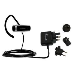 Gomadic International Wall / AC Charger for the Samsung Bluetooth Headset 180 - Brand w/ TipExchange