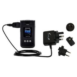 Gomadic International Wall / AC Charger for the Samsung MM-A900 Blade - Brand w/ TipExchange Technol