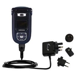Gomadic International Wall / AC Charger for the Samsung MM-A920 - Brand w/ TipExchange Technology