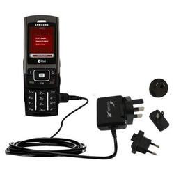 Gomadic International Wall / AC Charger for the Samsung Nimbus U420 - Brand w/ TipExchange Technolog