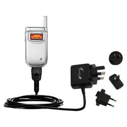 Gomadic International Wall / AC Charger for the Samsung SCH-A310 - Brand w/ TipExchange Technology
