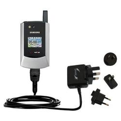 Gomadic International Wall / AC Charger for the Samsung SCH-A790 - Brand w/ TipExchange Technology