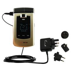 Gomadic International Wall / AC Charger for the Samsung SCH-U740 - Brand w/ TipExchange Technology
