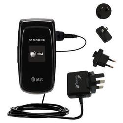 Gomadic International Wall / AC Charger for the Samsung SGH-A117 - Brand w/ TipExchange Technology