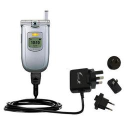 Gomadic International Wall / AC Charger for the Samsung SGH-P100 - Brand w/ TipExchange Technology