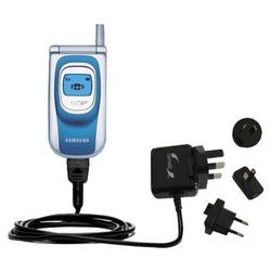 Gomadic International Wall / AC Charger for the Samsung SGH-T200 - Brand w/ TipExchange Technology