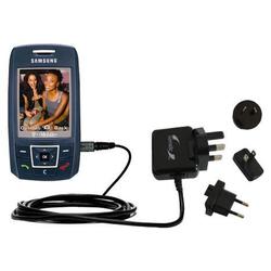 Gomadic International Wall / AC Charger for the Samsung SGH-T429 - Brand w/ TipExchange Technology