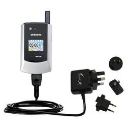 Gomadic International Wall / AC Charger for the Samsung SGH-X426 - Brand w/ TipExchange Technology