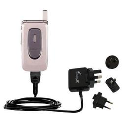 Gomadic International Wall / AC Charger for the Samsung SGH-X430 - Brand w/ TipExchange Technology