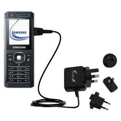 Gomadic International Wall / AC Charger for the Samsung SGH-Z150 - Brand w/ TipExchange Technology