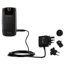 Gomadic International Wall / AC Charger for the Samsung SPH-A513 - Brand w/ TipExchange Technology