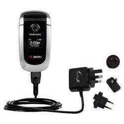 Gomadic International Wall / AC Charger for the Samsung SPH-A560 - Brand w/ TipExchange Technology