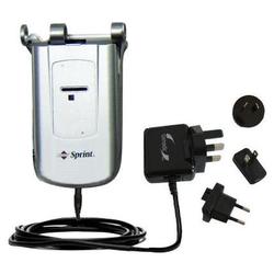 Gomadic International Wall / AC Charger for the Samsung SPH-A600 - Brand w/ TipExchange Technology (ITC-1606-18)