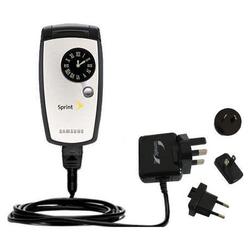 Gomadic International Wall / AC Charger for the Samsung SPH-A960 - Brand w/ TipExchange Technology