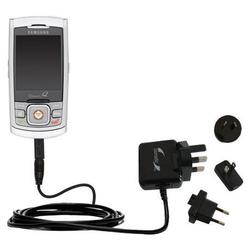 Gomadic International Wall / AC Charger for the Samsung SPH-M520 - Brand w/ TipExchange Technology