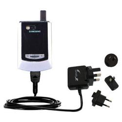 Gomadic International Wall / AC Charger for the Samsung SPH-i550 - Brand w/ TipExchange Technology