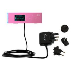 Gomadic International Wall / AC Charger for the Samsung U3 - Brand w/ TipExchange Technology