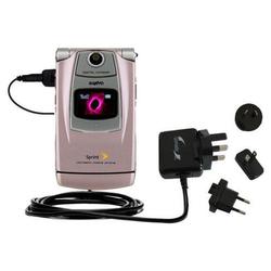 Gomadic International Wall / AC Charger for the Sanyo Katana DLX - Brand w/ TipExchange Technology