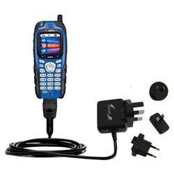 Gomadic International Wall / AC Charger for the Sanyo RL-2000 - Brand w/ TipExchange Technology