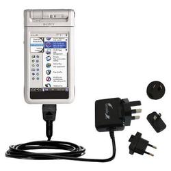 Gomadic International Wall / AC Charger for the Sony Clie NX60 - Brand w/ TipExchange Technology