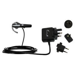 Gomadic International Wall / AC Charger for the Sony Ericsson HBH-610 - Brand w/ TipExchange Technol