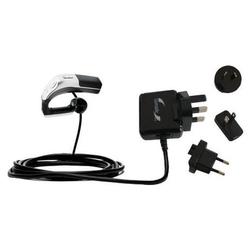 Gomadic International Wall / AC Charger for the Sony Ericsson HBH-GV435 - Brand w/ TipExchange Techn