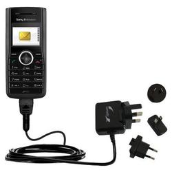 Gomadic International Wall / AC Charger for the Sony Ericsson J110a - Brand w/ TipExchange Technolog