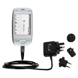 Gomadic International Wall / AC Charger for the T-Mobile MDA IV - Brand w/ TipExchange Technology