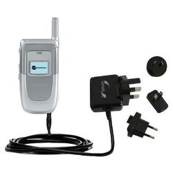 Gomadic International Wall / AC Charger for the UTStarcom CDM 8615 CS - Brand w/ TipExchange Technol