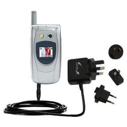 Gomadic International Wall / AC Charger for the UTStarcom CDM 9900 - Brand w/ TipExchange Technology