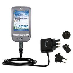 Gomadic International Wall / AC Charger for the i-Mate PDA-N PPC - Brand w/ TipExchange Technology