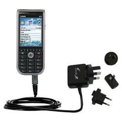 Gomadic International Wall / AC Charger for the i-Mate SP5 - Brand w/ TipExchange Technology