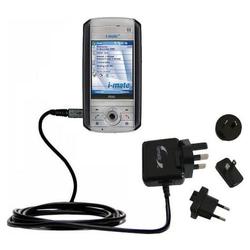 Gomadic International Wall / AC Charger for the i-Mate Ultimate 5150 - Brand w/ TipExchange Technolo