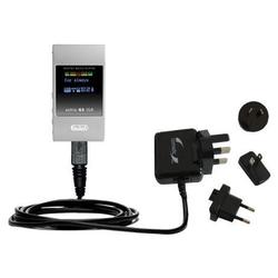 Gomadic International Wall / AC Charger for the iClick Sohlo G5 - Brand w/ TipExchange Technology