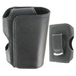 Wireless Emporium, Inc. (L) Black Horizontal Genuine Leather Pouch for Samsung Glyde SCH-U940