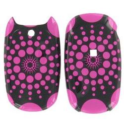 Wireless Emporium, Inc. LG AX-140/145 Aloha/200c Hot Pink Circles Snap-On Protector Case Faceplate