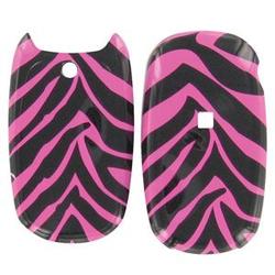 Wireless Emporium, Inc. LG AX-140/145 Aloha/200c Pink Zebra Snap-On Protector Case Faceplate