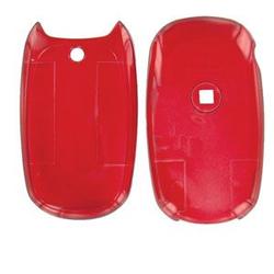 Wireless Emporium, Inc. LG AX-140/145 Aloha/200c Trans. Red Snap-On Protector Case Faceplate