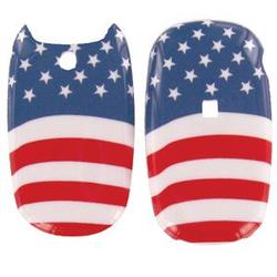 Wireless Emporium, Inc. LG AX-140/145 Aloha/200c USA Flag Snap-On Protector Case Faceplate