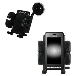 Gomadic LG KE850 Prada Car Windshield Holder - Brand