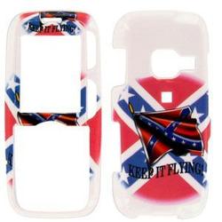 Wireless Emporium, Inc. LG Rumor LX260 Rebel Flag Snap-On Protector Case Faceplate