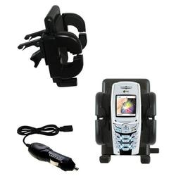 Gomadic LG VX5300 Auto Vent Holder with Car Charger - Uses TipExchange