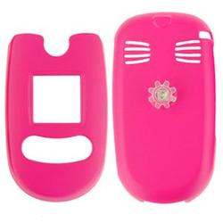 Wireless Emporium, Inc. LG VX8350 Snap-On Rubberized Protector Case w/Clip (Hot Pink)