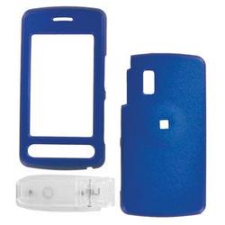 Wireless Emporium, Inc. LG Vu/CU920/CU915 Snap-On Rubberized Protector Case w/Clip (Blue)