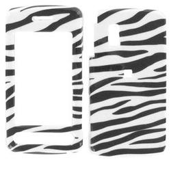 Wireless Emporium, Inc. LG Vu/CU920/CU915 Zebra Snap-On Protector Case Faceplate