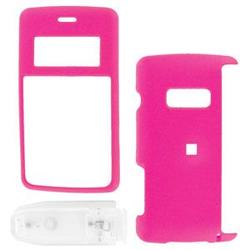 Wireless Emporium, Inc. LG enV2 VX9100 Snap-On Rubberized Protector Case w/Clip (Hot Pink)