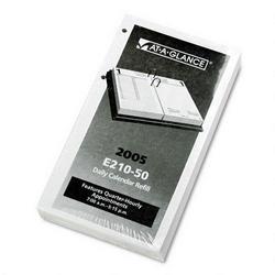 At-A-Glance Large Daily Desk Calendar Refill, 4 1/2 x 8