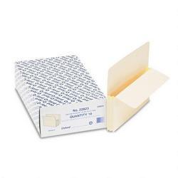 Esselte Pendaflex Corp. Manila End Tab File Pockets, Tyvek Gussets, Legal, 5 1/4 Expansion, 10/Box